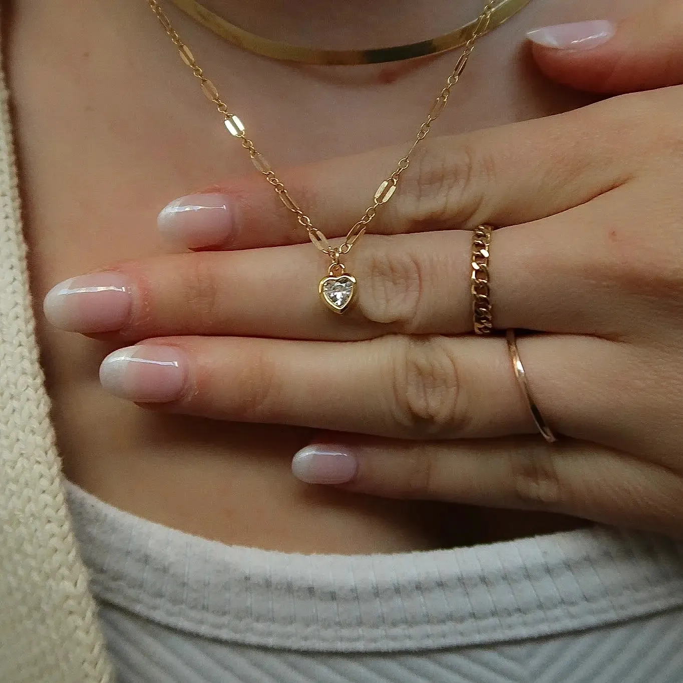 14k Gold Fill Heart Necklace