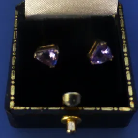 9ct Gold Tanzanite Earrings