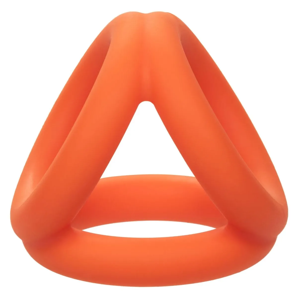 Alpha Liquid Silicone Tri-Ring - Orange