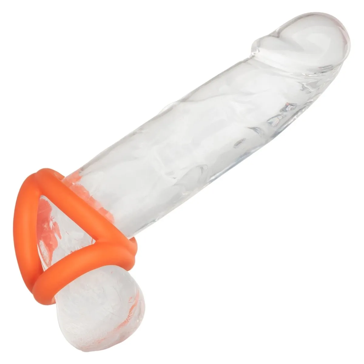 Alpha Liquid Silicone Tri-Ring - Orange