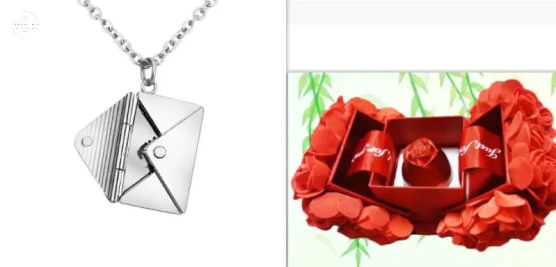 Envelope Letter Pendant Necklace for Women - Perfect Fashion Jewelry Gift for Girlfriends