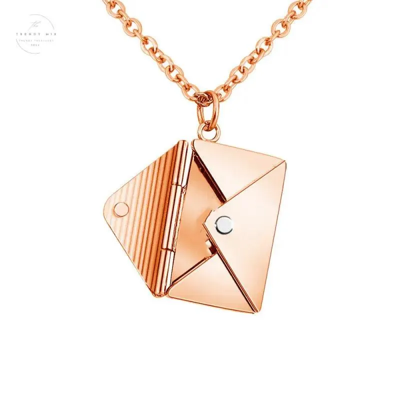 Envelope Letter Pendant Necklace for Women - Perfect Fashion Jewelry Gift for Girlfriends