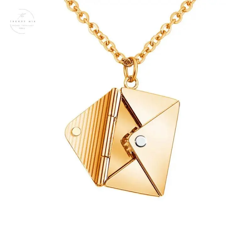 Envelope Letter Pendant Necklace for Women - Perfect Fashion Jewelry Gift for Girlfriends