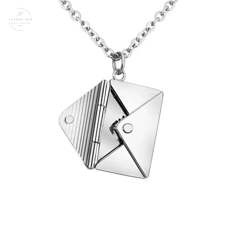 Envelope Letter Pendant Necklace for Women - Perfect Fashion Jewelry Gift for Girlfriends