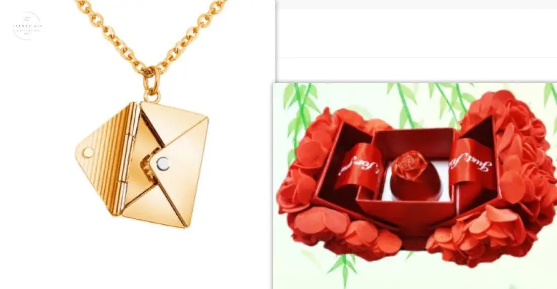 Envelope Letter Pendant Necklace for Women - Perfect Fashion Jewelry Gift for Girlfriends