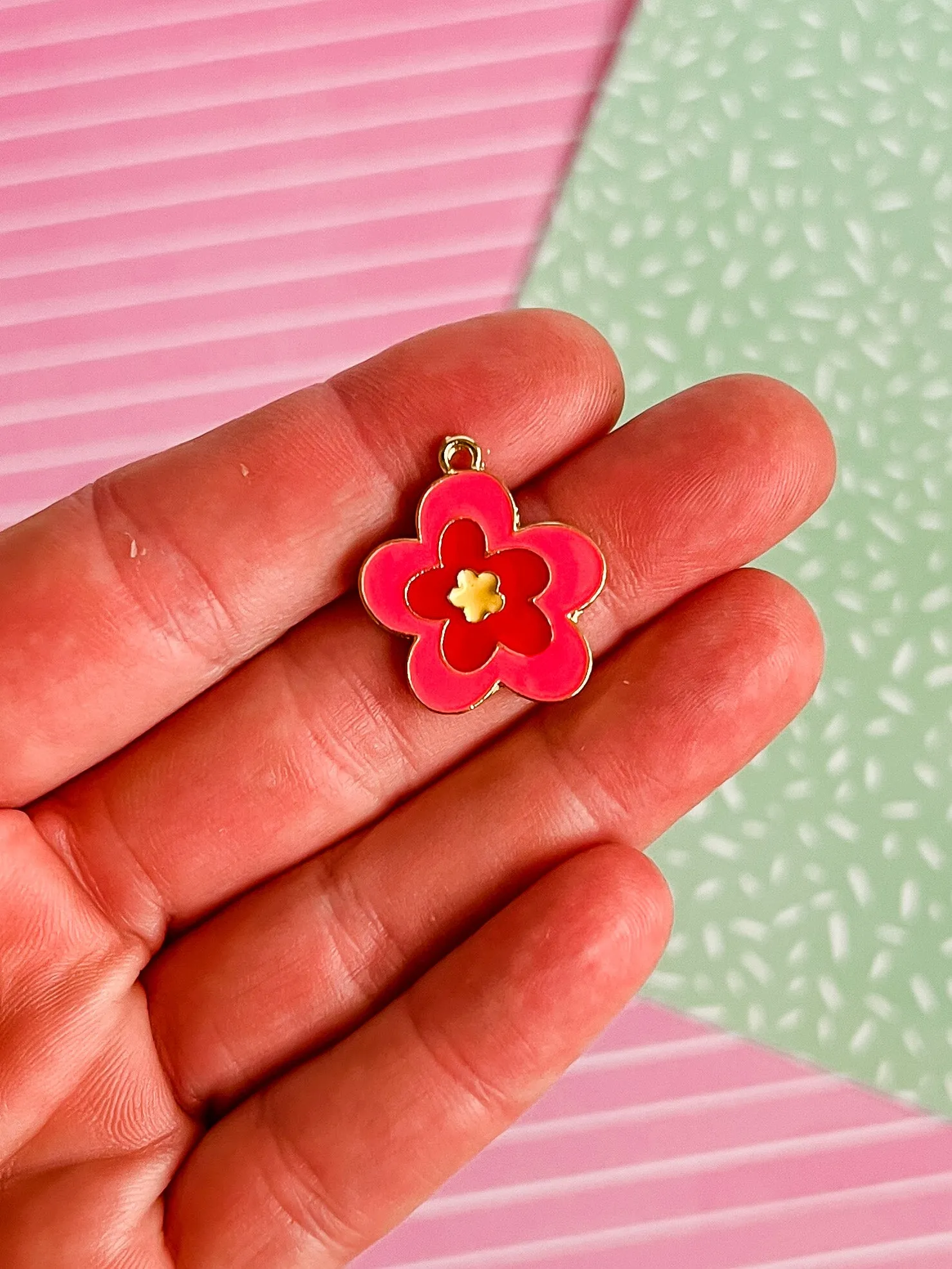 Fiona Flower Necklace and Earrings