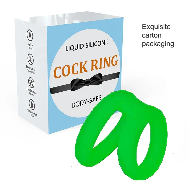 Fluorescence Reusable Silicone Cock Ring