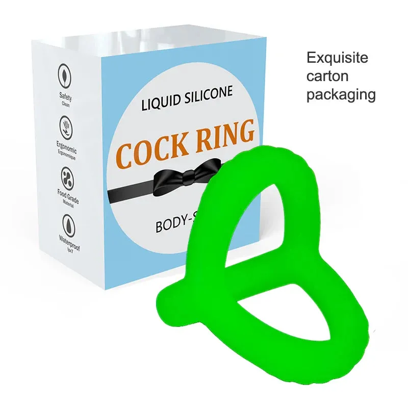 Fluorescence Reusable Silicone Cock Ring