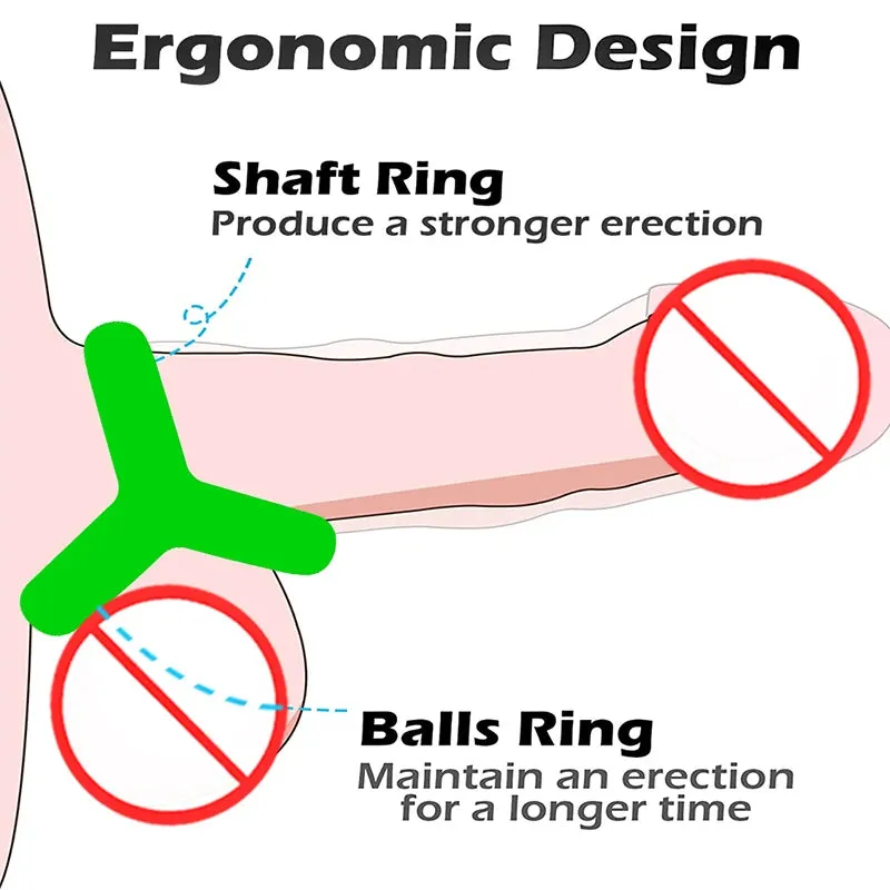 Fluorescence Reusable Silicone Cock Ring