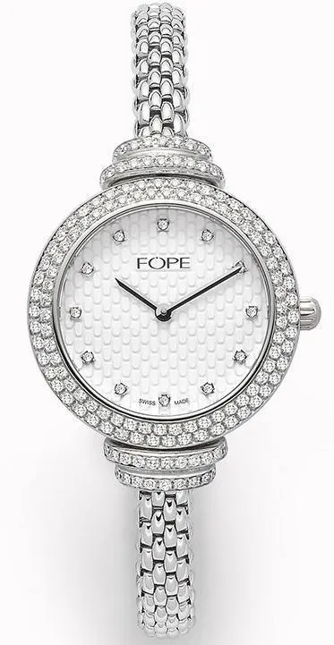 FOP  Watch Flex'It White Gold Diamonds Medium 14.5cm