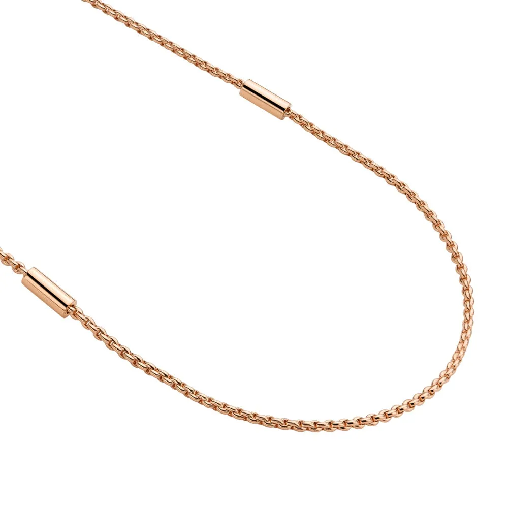 FP Aria 18ct Rose Gold .2ct Diamond Long Necklace