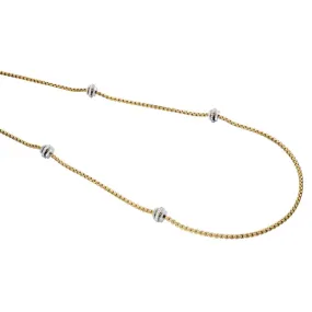 FP Eka 18ct Yellow Gold .6ct Diamond 1cm Necklace