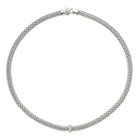 FP Vendome 18ct White Gold .1ct Diamond Necklace