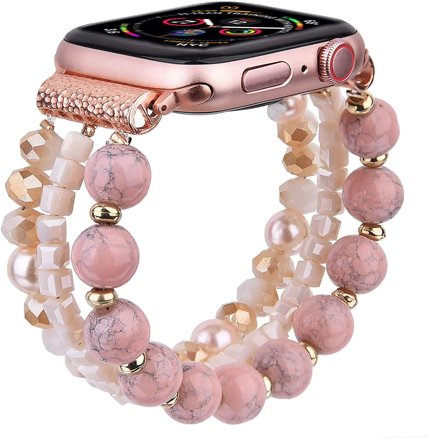 Handmade Beaded Stretchable Band for Apple Watch-Assorted Styles