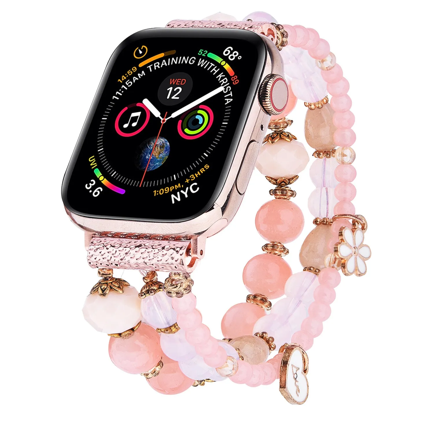 Handmade Beaded Stretchable Band for Apple Watch-Assorted Styles