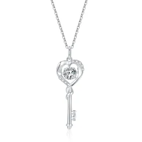 Heart Key Necklace