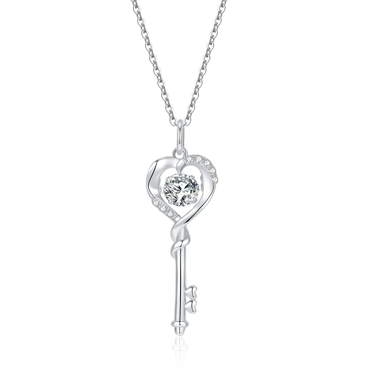 Heart Key Necklace