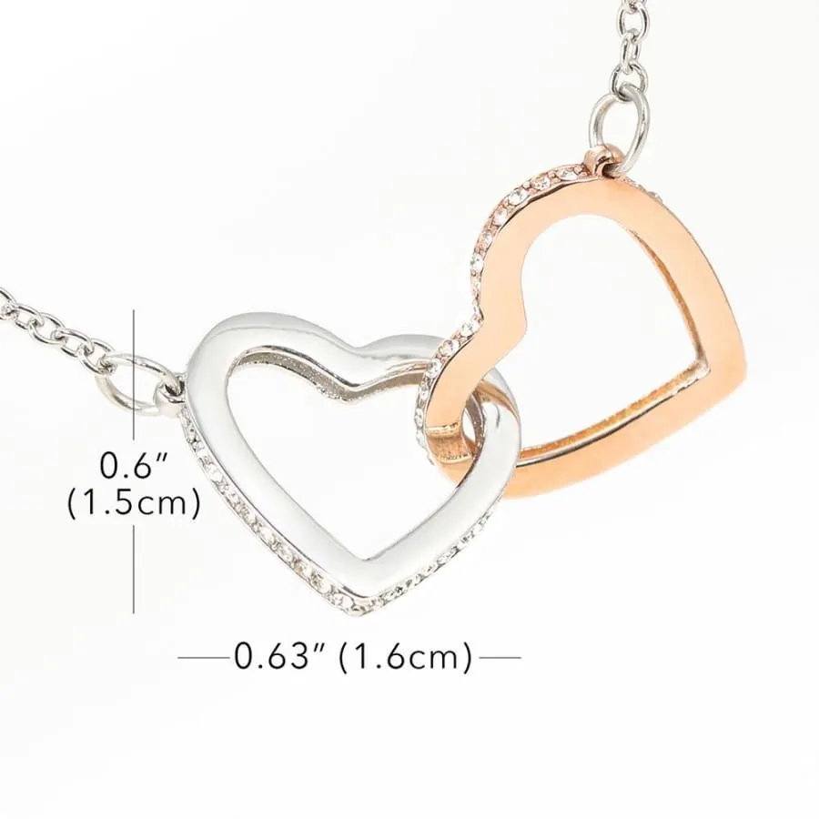 Interlocking Hearts Necklace - To My Daughter From Mom/Dad| Beloved Gift (5 Styles)