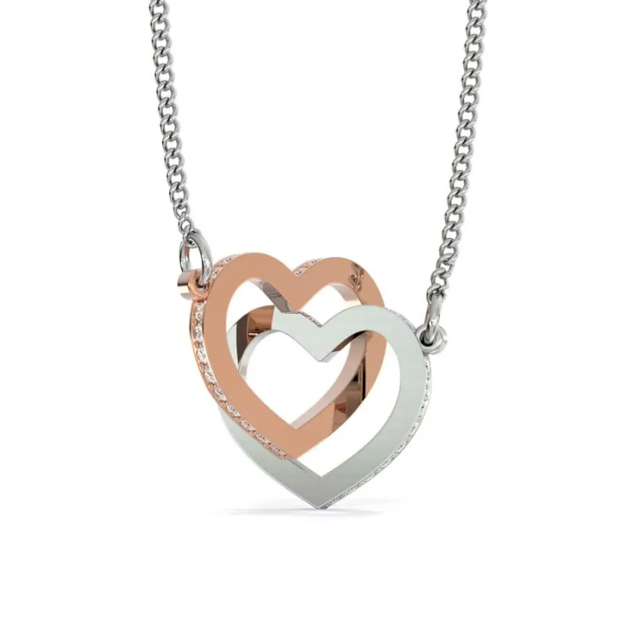 Interlocking Hearts Necklace - To My Daughter From Mom/Dad| Beloved Gift (5 Styles)