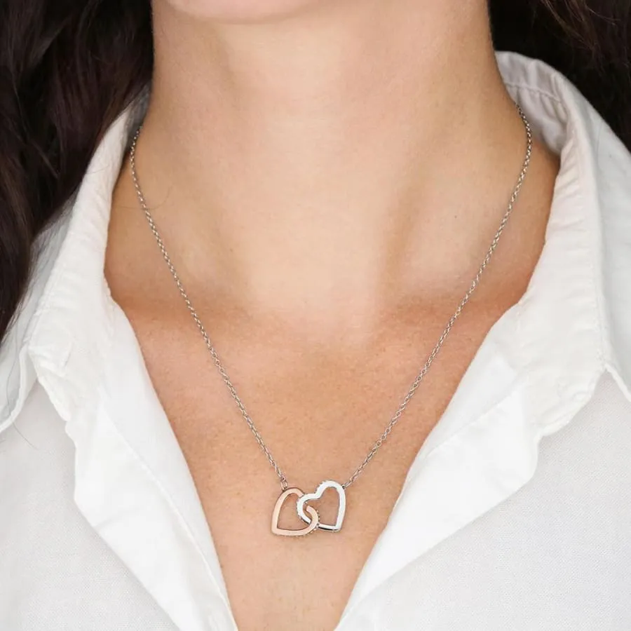 Interlocking Hearts Necklace - To My Daughter From Mom/Dad| Beloved Gift (5 Styles)