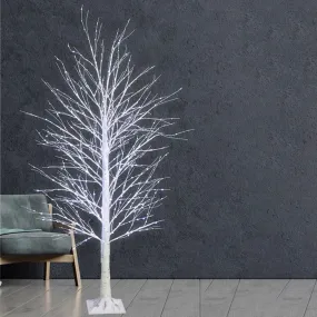 LED White Twinkling Dazzling Birch Tree (1.8m)