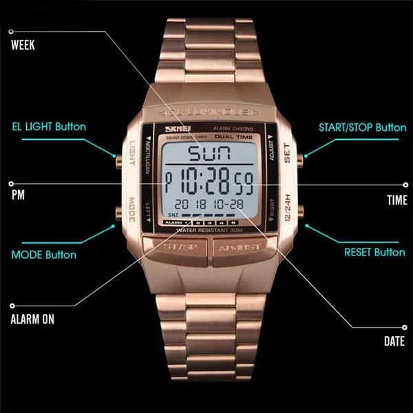 Men's Fashion LED Digital Watch