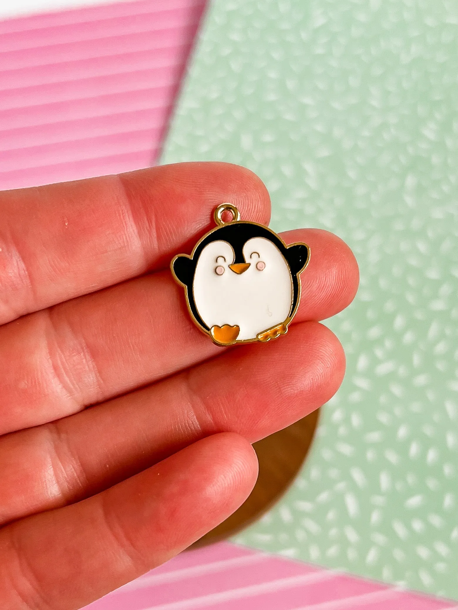 Pablo the Penguin Necklace and Earrings