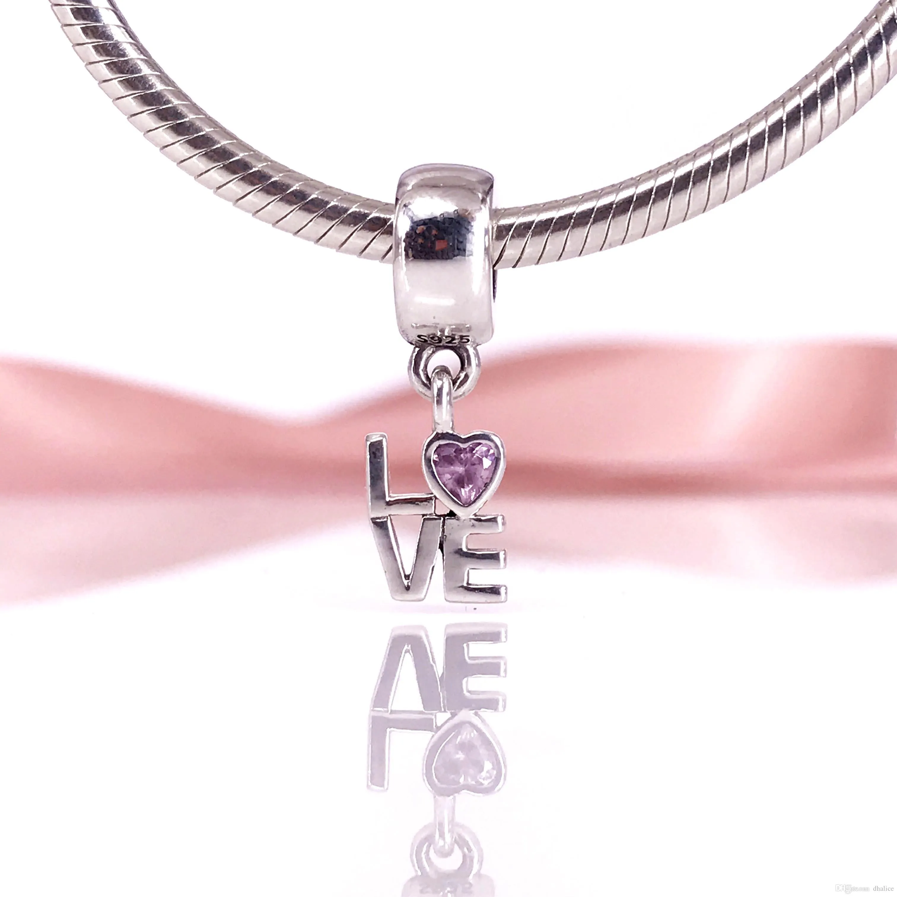 Pandora Love Pendant Charm #791253CZS