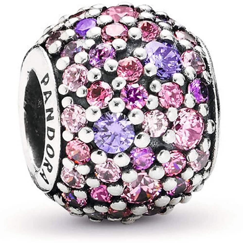 Pandora Pink sparkles pave ball charm #791261ACZMX