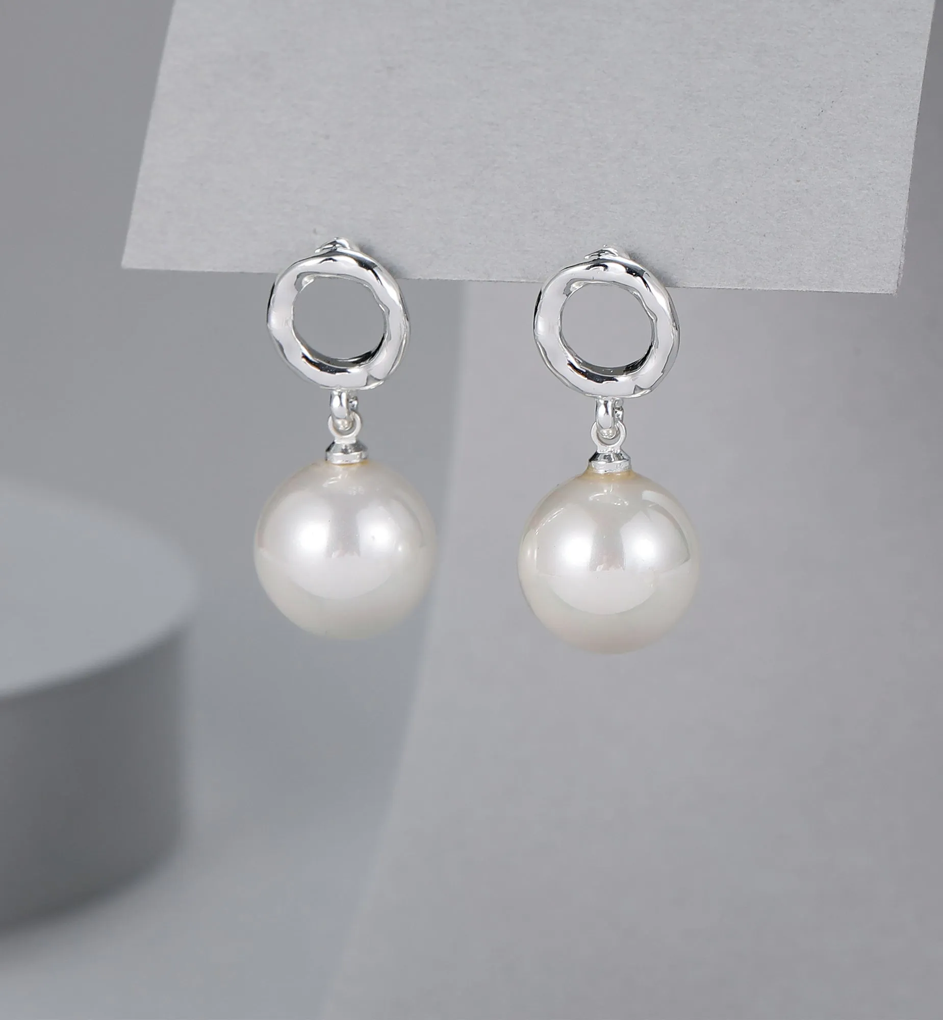 Pearl Silver Earring