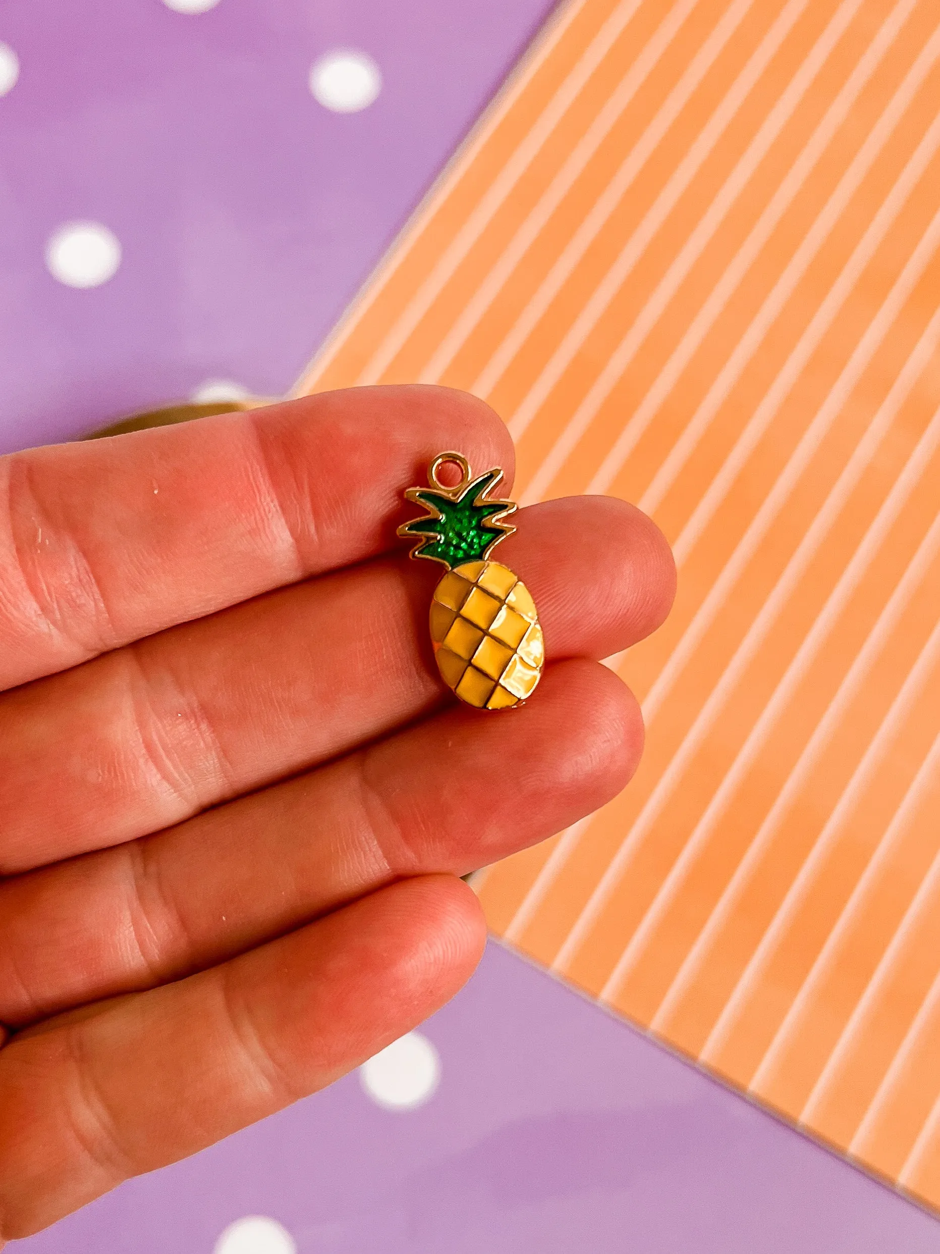 Penelope Pineapple Necklace and Earrings