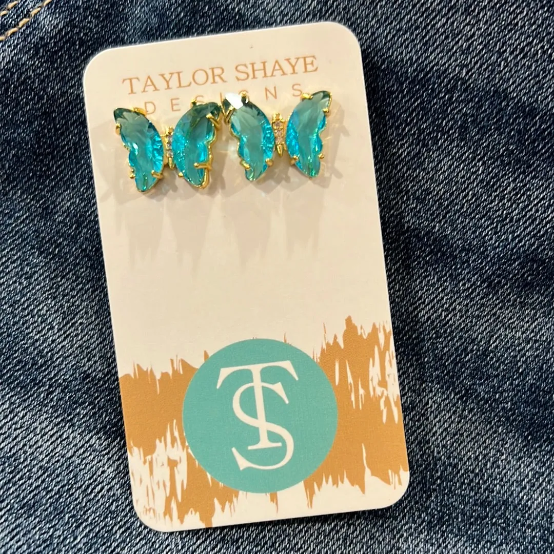 Taylor Shaye Butterfly Stud