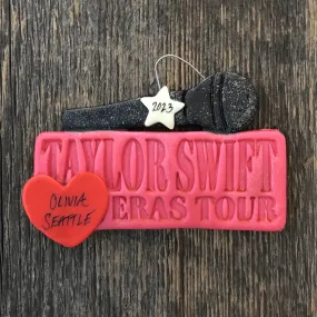 The Tour Ticket Christmas Ornament