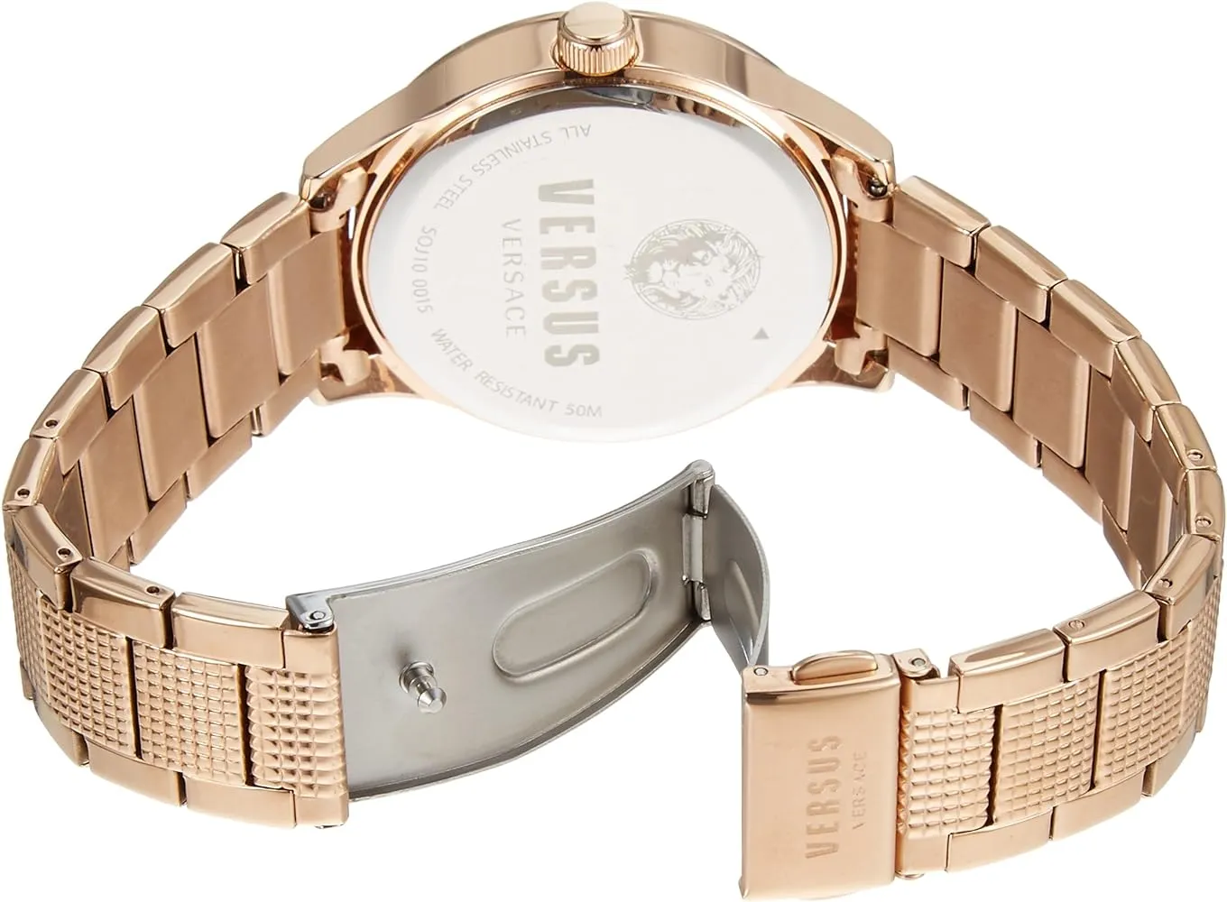 Versus Versace BAYSIDE 38mm Rose Gold Womens Dress Watch SOJ100015